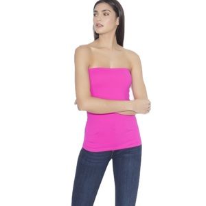 Susana Monaco strapless Red Plum Top Sz Large